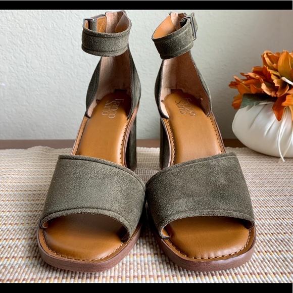NEW Franco Sarto ‘Caia’ Block Heeled Sandals 9 - Picture 5 of 11